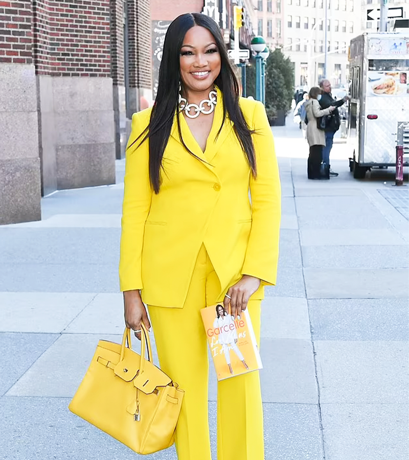 Garcelle Beauvais Canary Yellow Cotton 