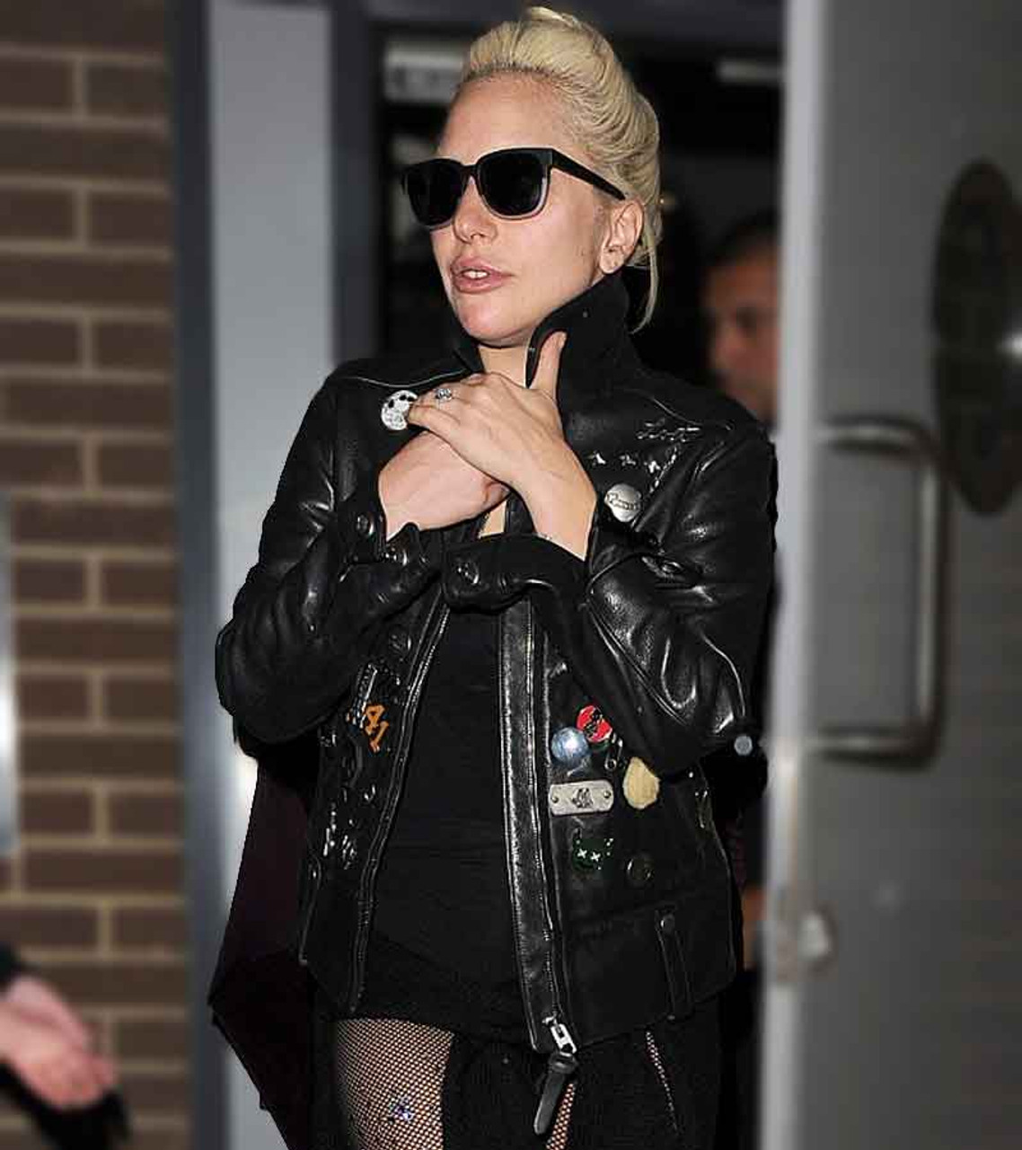 Lady Gaga Leather Jacket | Lady Gaga Punk Leather Jacket