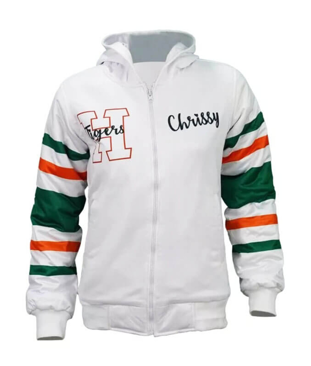 Stranger Things 4 Hawkins High School Green Logo Pullover Hoodie