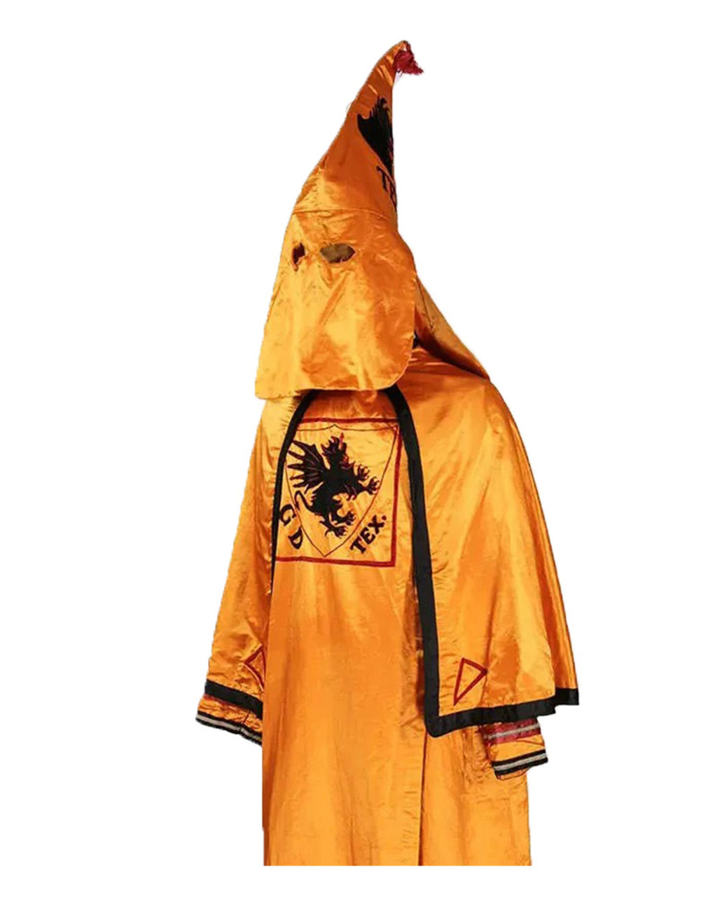Grand Dragon Ku Klux Klan Halloween Orange Hooded Robe
