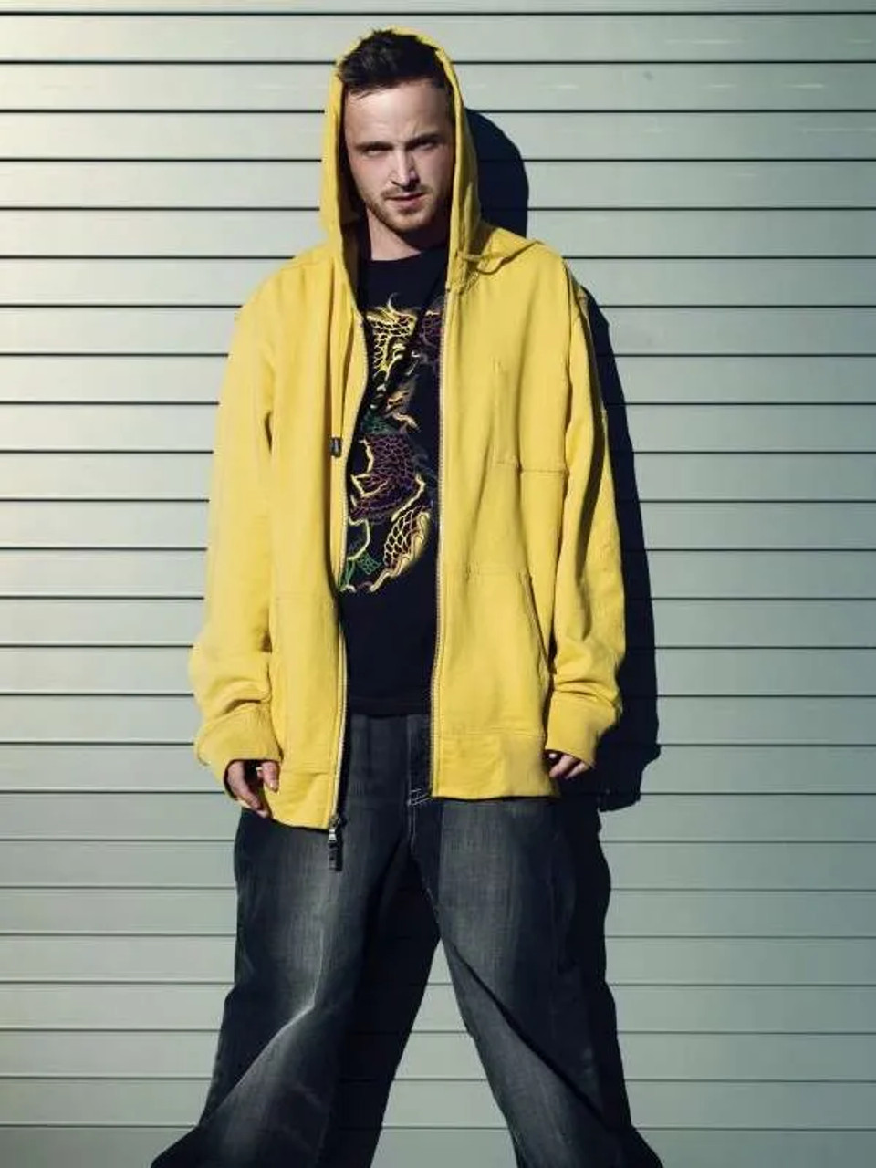 Aaron Paul Breaking Bad Jesse Pinkman Yellow Hoodie