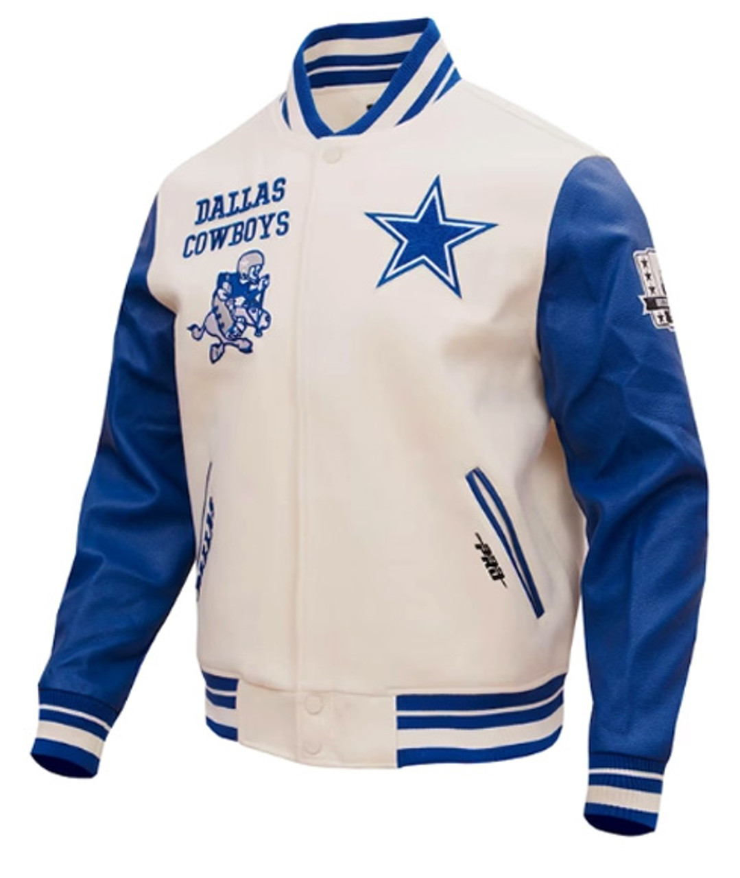 Dallas Cowboys Snap-Front Bomber Jacket