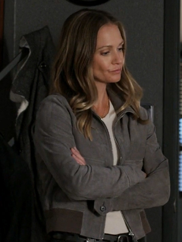 A.J. Cook Criminal Minds S16 Grey Jacket