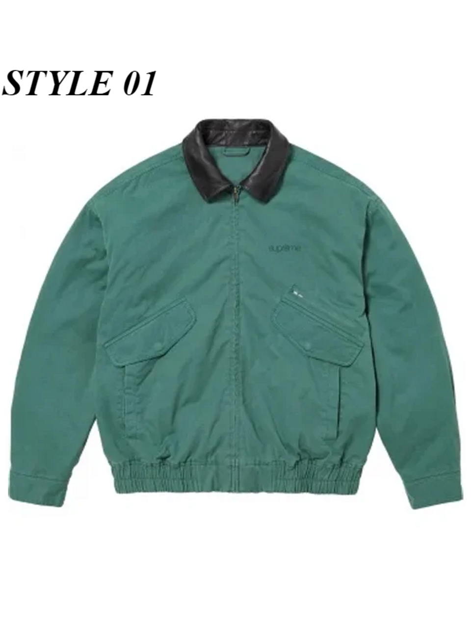 新品タグ付Leather Collar Utility Jacket Leather_Collar_Utility_Jacket_