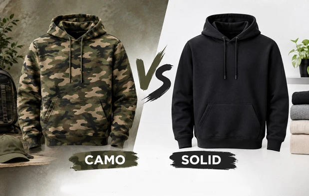Camo vs. Solid Hoodies: Which Style Fits Your Look