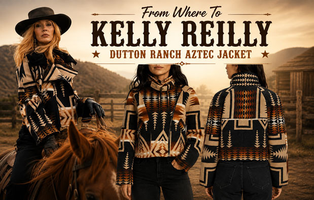 From Where To Buy Kelly Reilly Dutton Ranch Aztec Jacket