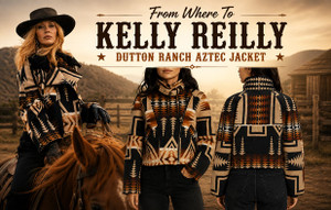 From Where To Buy Kelly Reilly Dutton Ranch Aztec Jacket