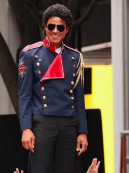 Jaafar Jackson Michael 2026 Blue Jacket