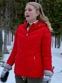 Gwen Marley Snowy with a Chance of Christmas 2024 Red Jacket