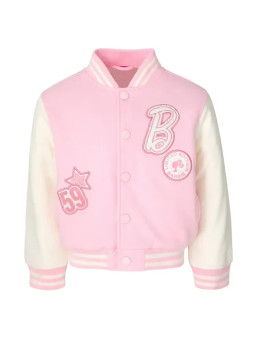 Barbie French Terry Varsity Jacket