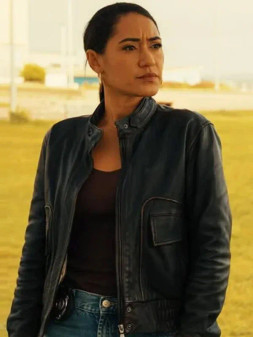 Joséphine Jobert Saint-Pierre Leather Jacket