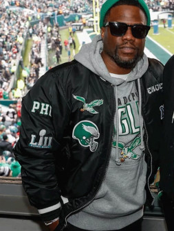 Kevin Hart Philadelphia Eagles Varsity Jacket