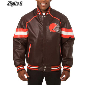 Cleveland Browns Leather Jacket