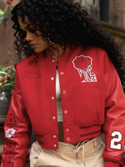 Teyana Taylor Red Jacket