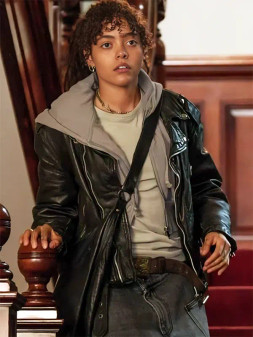 Taylah Sanders Prime Target S01 Leather Jacket