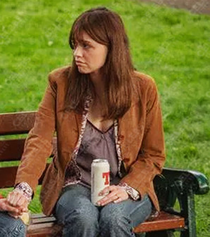 Aimee Lou Wood Toxic Town 2025 Brown Blazer