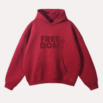 Freedom Red Hoodie