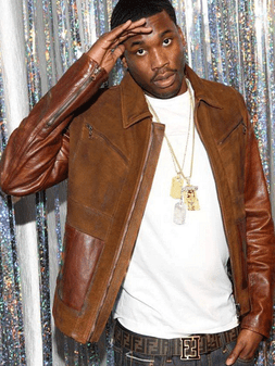 Meek Mill Brown Jacket