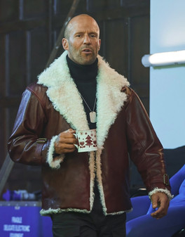Jason Statham Holiday Ops 2025 Red Jacket