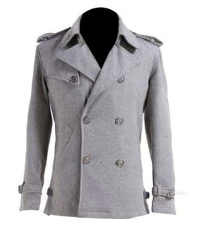 Edward Cullen Grey Peacoat