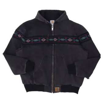 Carhartt Aztec 90s Quilt Lined Hooded Jacket