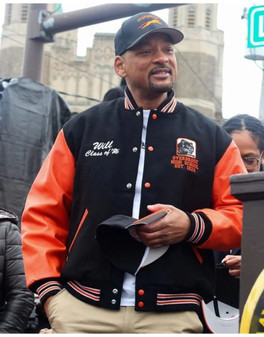 Way Street Renaming Ceremony Will Smith Varsity Jacket
