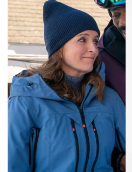 Kate The Four Seasons 2025 Tina Fey Blue Ski Jacket