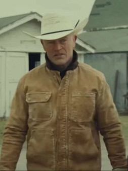 Neal McDonough The Last Rodeo 2025 Joe Wainwright Brown Jacket