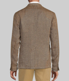 Wake Up Dead Man Jeremy Renner Brown Blazer