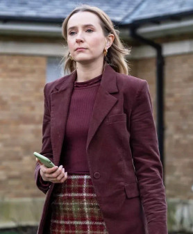 Rose Ayling-Ellis Code Of Silence Alison Woods S01 Maroon Blazer