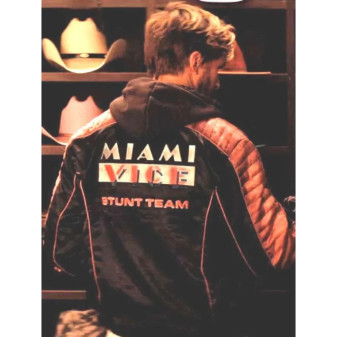The Fall Guy 2024 Ryan Gosling Stunt Team Black Bomber Jacket