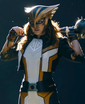 Hawkgirl Superman 2025 Isabela Merced Leather Jacket