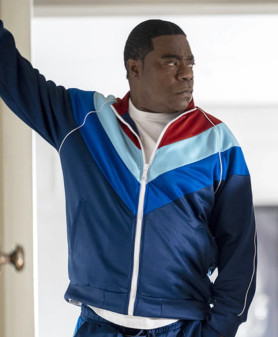 Reggie The Fall and Rise of Reggie Dinkins 2025 Tracy Morgan Blue Track Jacket