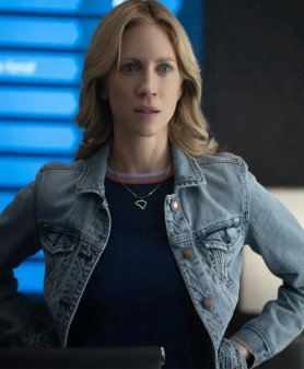 Mandy Matney Murdaugh Death in the Family 2025 Brittany Snow Denim Jacket