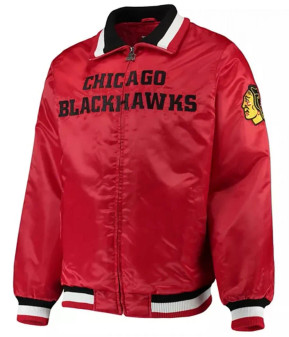 Chicago Blackhawks Captain II Satin Jacket