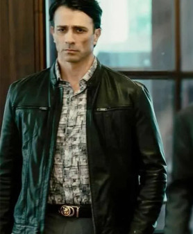 Vince Antonacci Tulsa King 2025 Vincent Piazza Leather Jacket