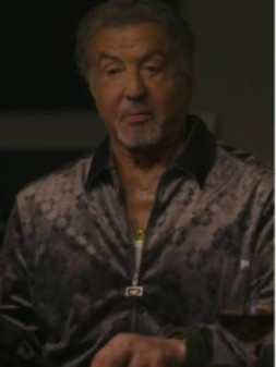Dwight Manfredi Velour Givenchy Tulsa King: S03 Sylvester Stallone Zipper Jacket
