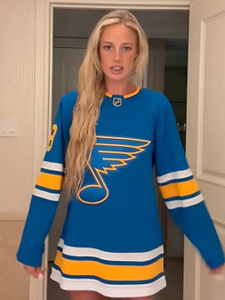 Fever vs Aces Pregame Sophie Cunningham St. Louis Blues Jersey