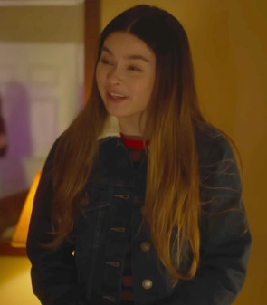 Olivia Self-Help 2025 Landry Bender Denim Jacket