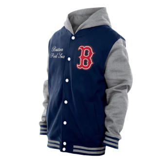 Boston Red Sox Navy Throwback Prep Jacket