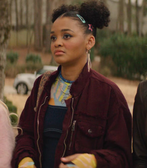 Celeste O’Connor Scream 7 2026 Maroon Jacket