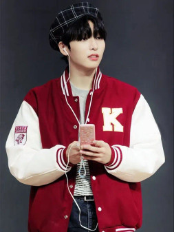 Baseball Korea University Varsity Jacket