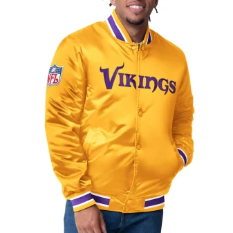 Purple/Gold Minnesota Vikings Starter Jacket