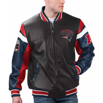 New England Patriots Leather Jacket