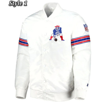 New England Patriots White Jacket For Sale