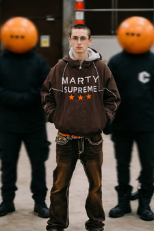 Marty Supreme Timothée Chalamet Brown Jacket