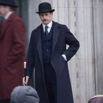 Young Sherlock Mycroft Holmes Black Coat