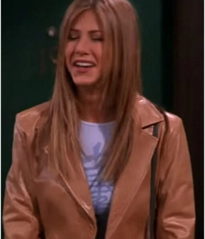 Jennifer Aniston Brown Leather Jacket
