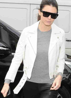 Kendall Jenner White Jacket