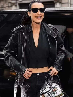 Bella Hadid Biker Jacket